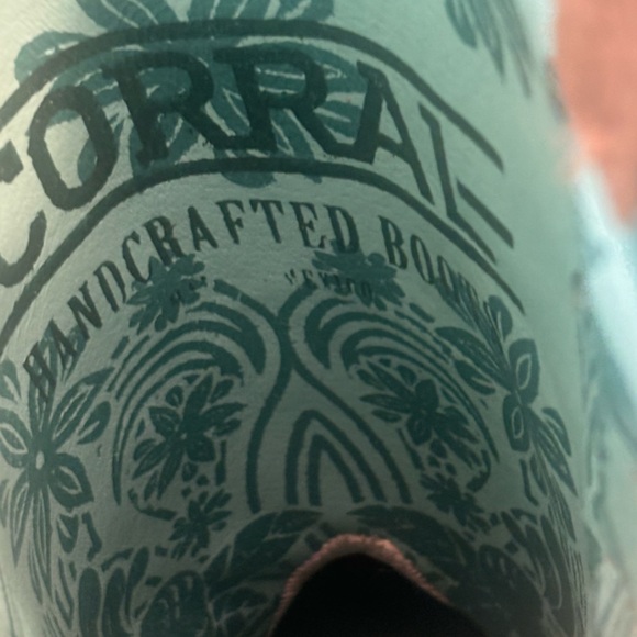 Corral Women’s Bared Wire Woven Western Boots Square Toe SZ 6.5 - Picture 12 of 15